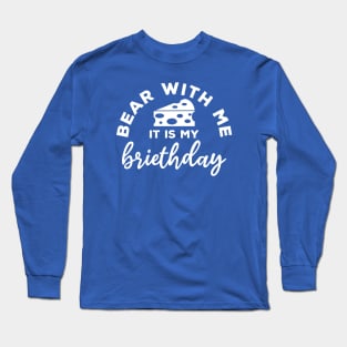 Brie Cheese, Cheese Pun Long Sleeve T-Shirt